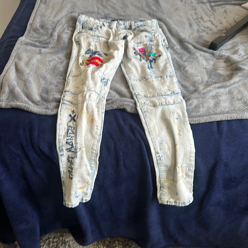 Civilized skinny printed jeans